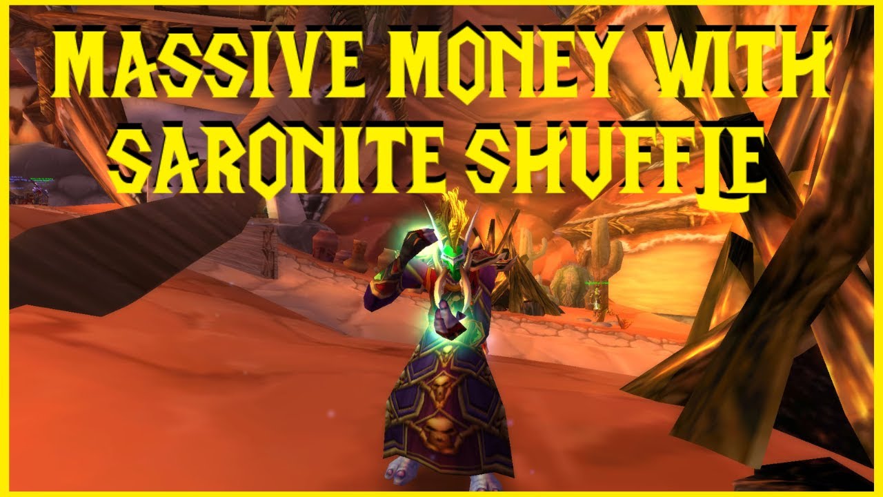Classic WotLK: MASSIVE MONEY WITH SARONITE SHUFFLE