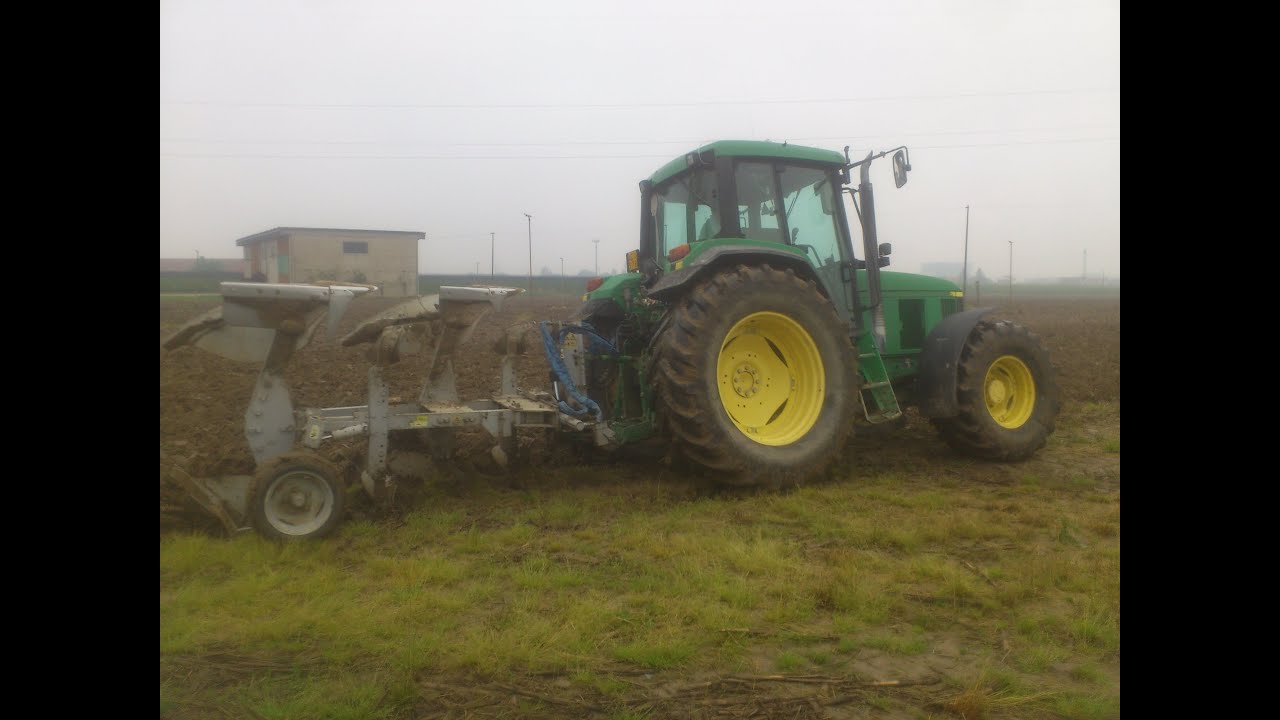 Aratura 2015 - Az. Agr. Michele Poli - John Deere 6510 + bivomere Scalmana