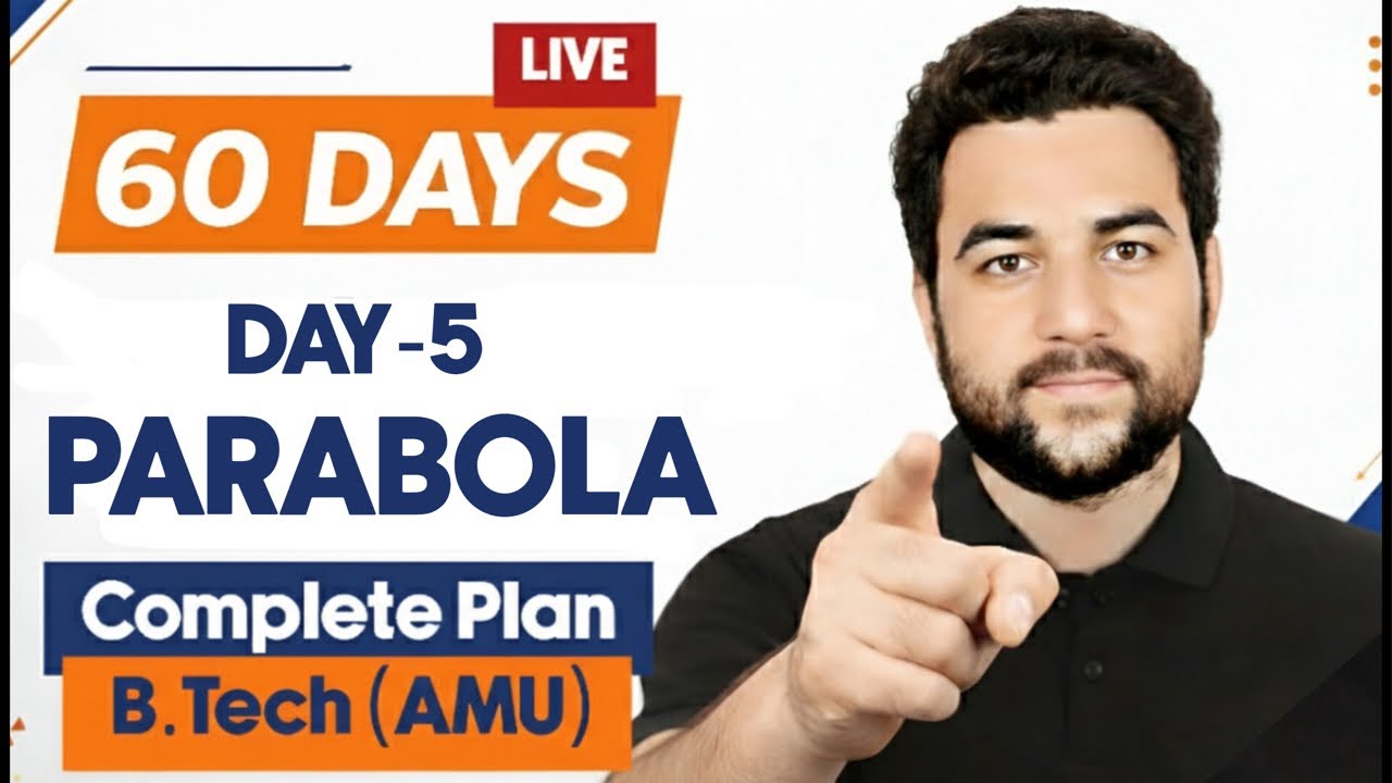 PARABOLA 🔥| Mission AMU B.Tech 2026 | 60 Days Challenge | Rizwan Qadri Maths