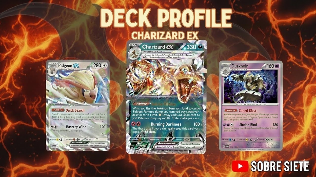 DECK PROFILE DE CHARIZARD EX CON PIDGEOTT EX #pokemon #charizard