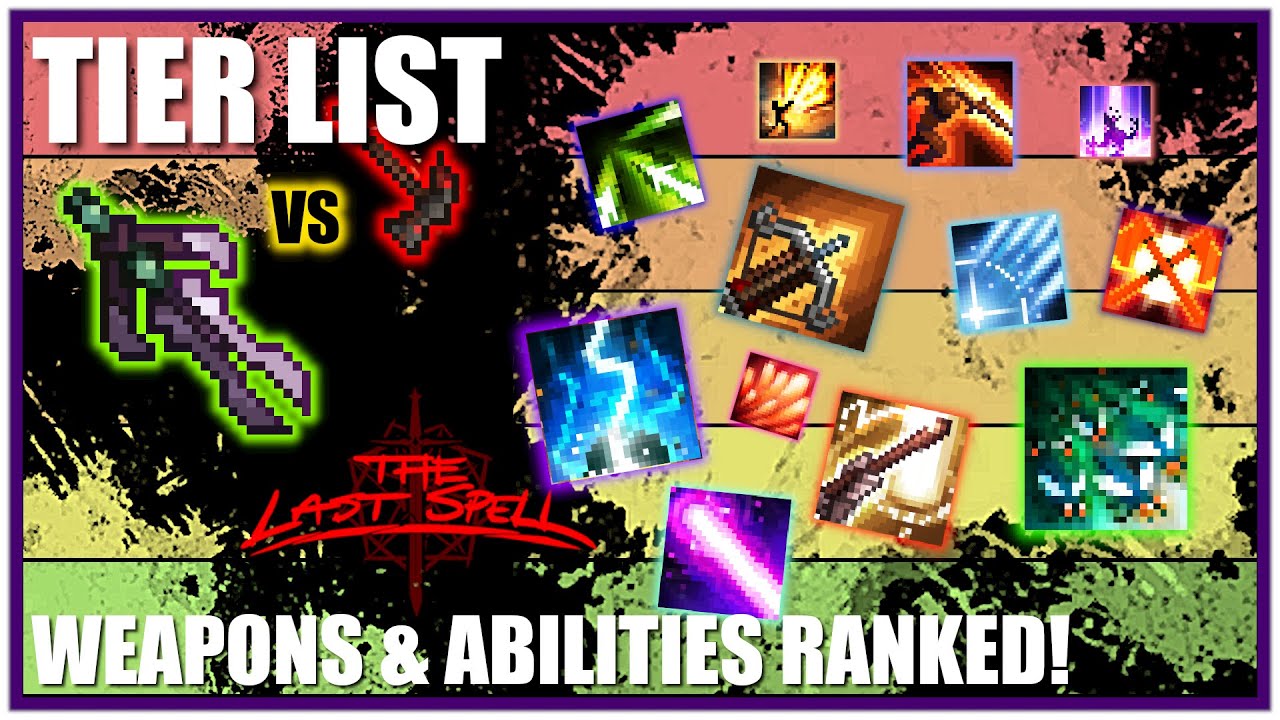 Weapons & Abilities Tier List [1.0.2.17] (The Last Spell)