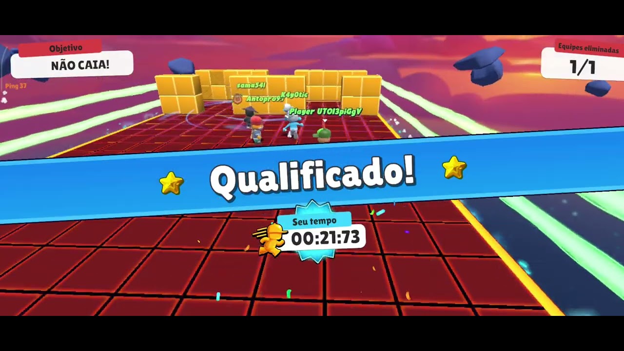 Jogando stumble guys pela primeira vez!!!!!