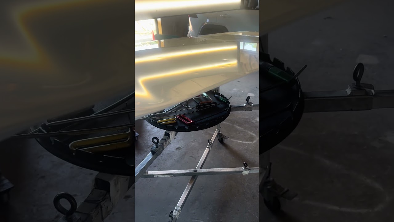 Auto Hail Damage repair PDR hood before and after