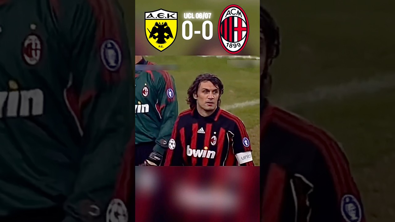 AEK FC Vs Ac Milan | Champions League 06/07 #alightmotion