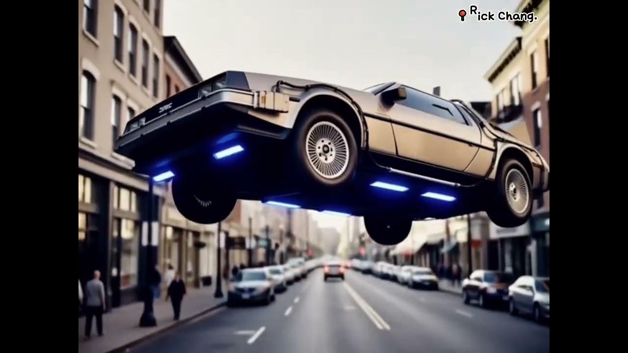 Back to the future 40th anniversary 回到未來 40週年。DeLorean DMC-12 自製AI影片。#backtothefuture #delorean 