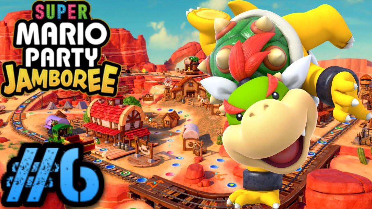 Super Mario Party Jamboree (Nintendo Switch) - Western Land - Full Gameplay part 6