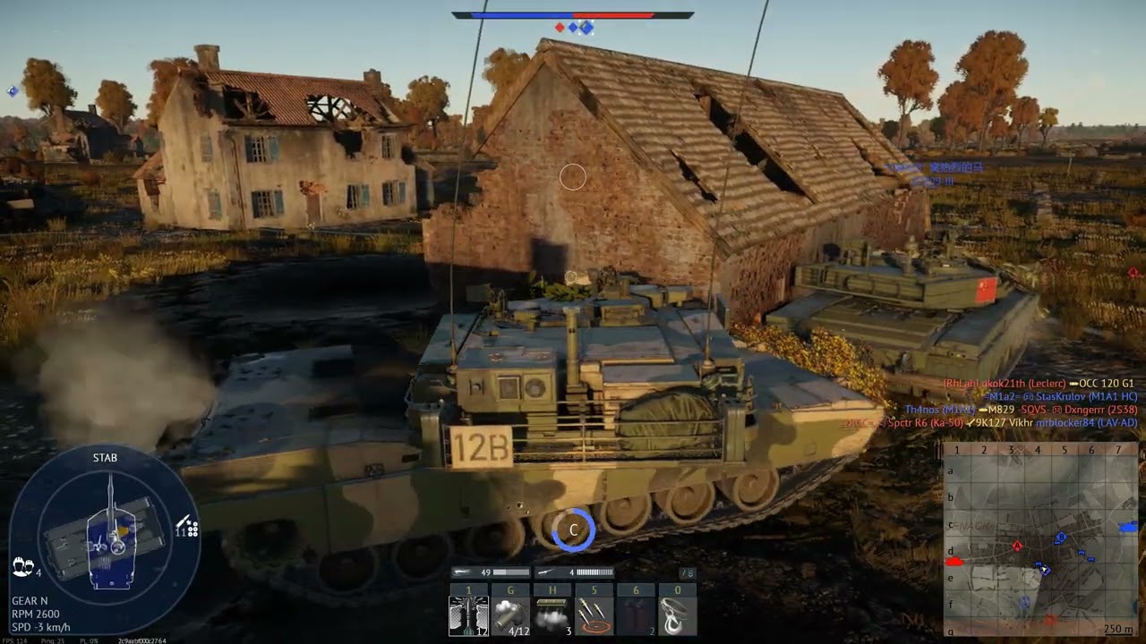 [ NUKE ] HSTV-L & M1A1 Abrams | WarThunder | 4176 Score