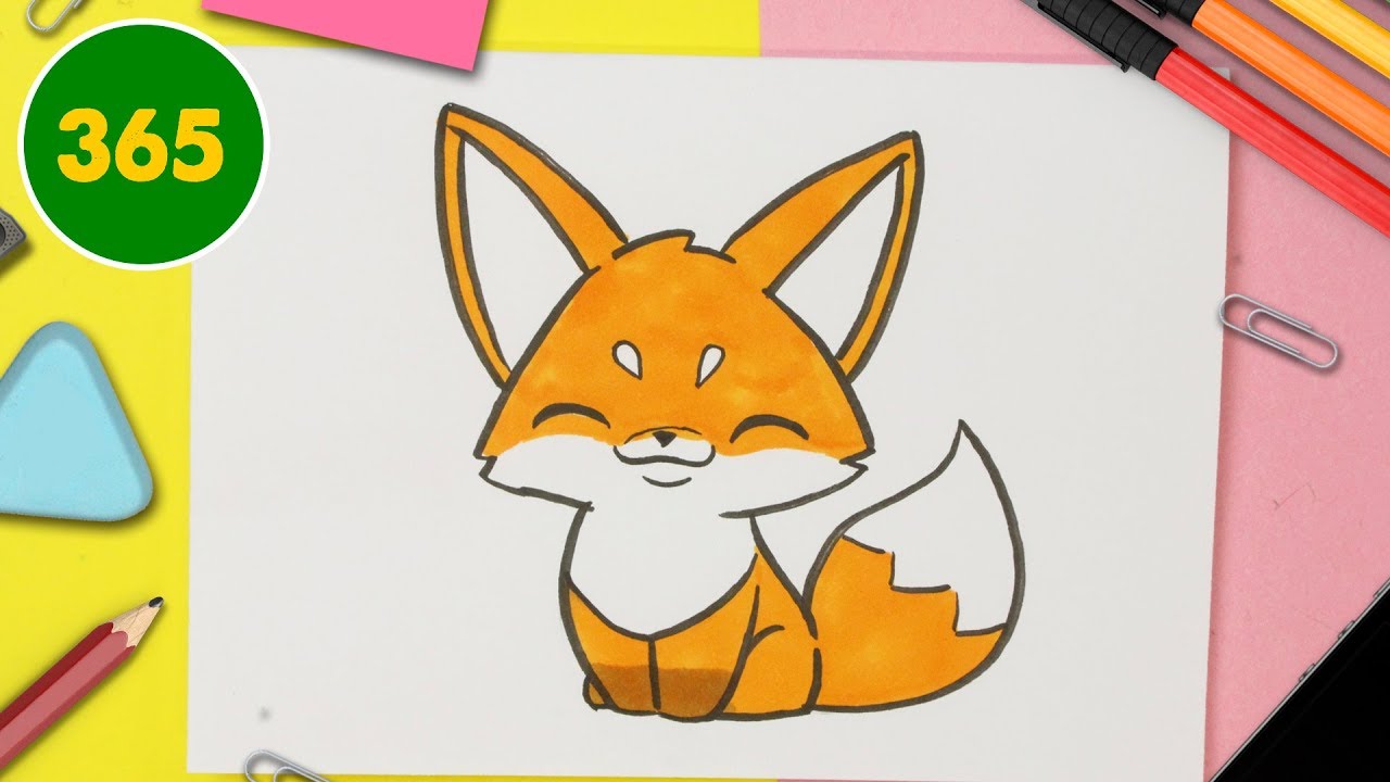 HOW TO DRAW A  CUTE Fox Kawaii