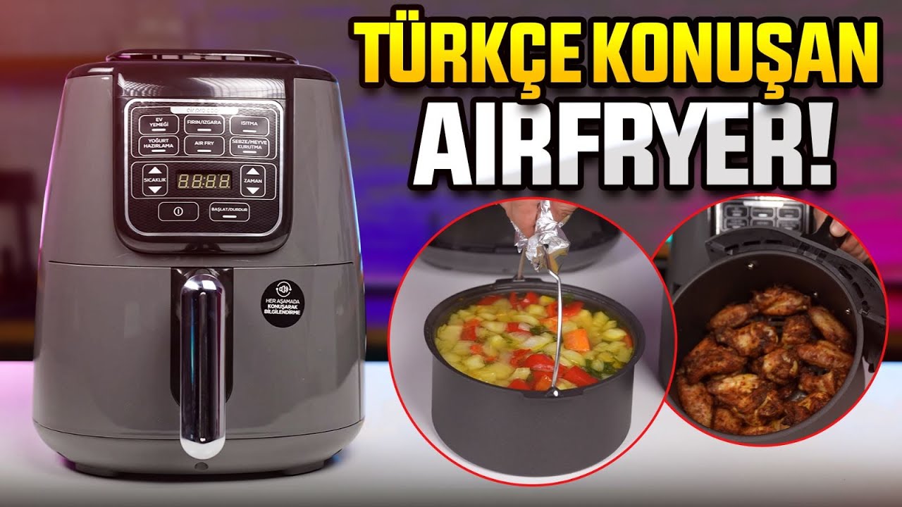 Bu Airfryer Türkçe konuşuyor! Karaca Air Pro Cook XL inceleme!