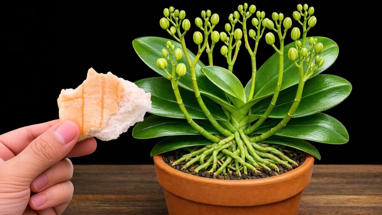 Поместите 1 кусочек под орхидею! Внезапно вырастет 100 веточек, и она будет цвести круглый год.