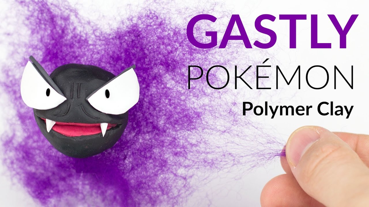 Gastly Pokemon &ndash; Polymer Clay Tutorial