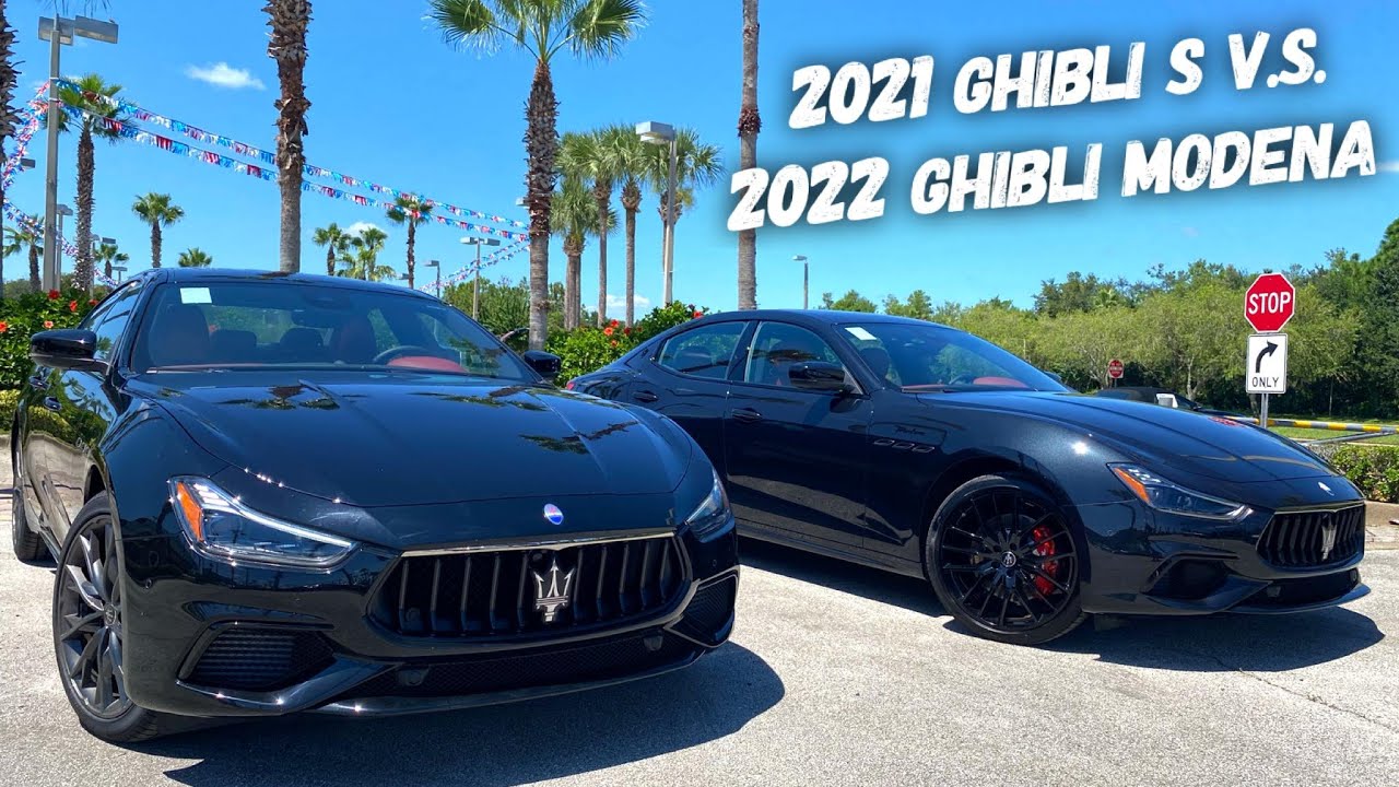 2022 Maserati Ghibli Modena v.s.  2021 Maserati Ghibli S Which Year WINS?!