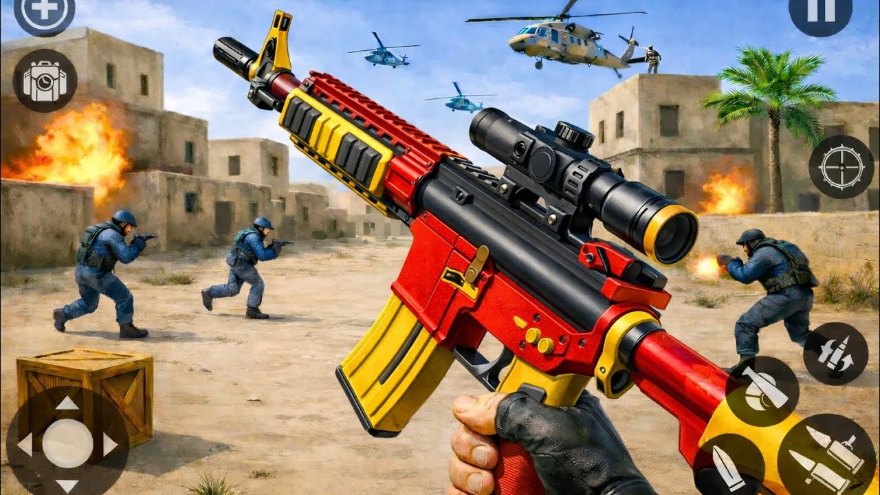 FPS Robot Shooter Game | Fps Robot Shooter Strike Anti-terrorists shooting|