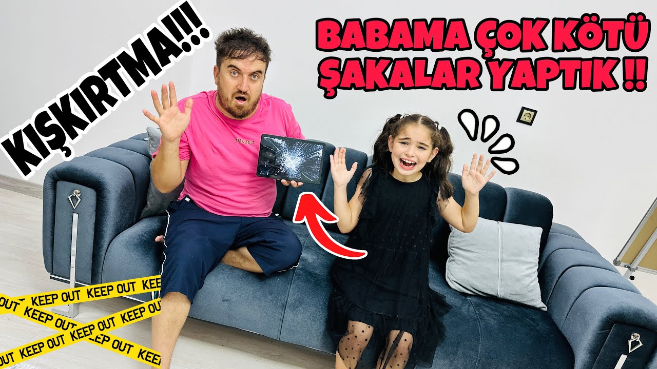 BABAMA KIŞKIRTMA YAPTIK !! TABLETİMİ KIRDI İNTİKAM ALDI !!