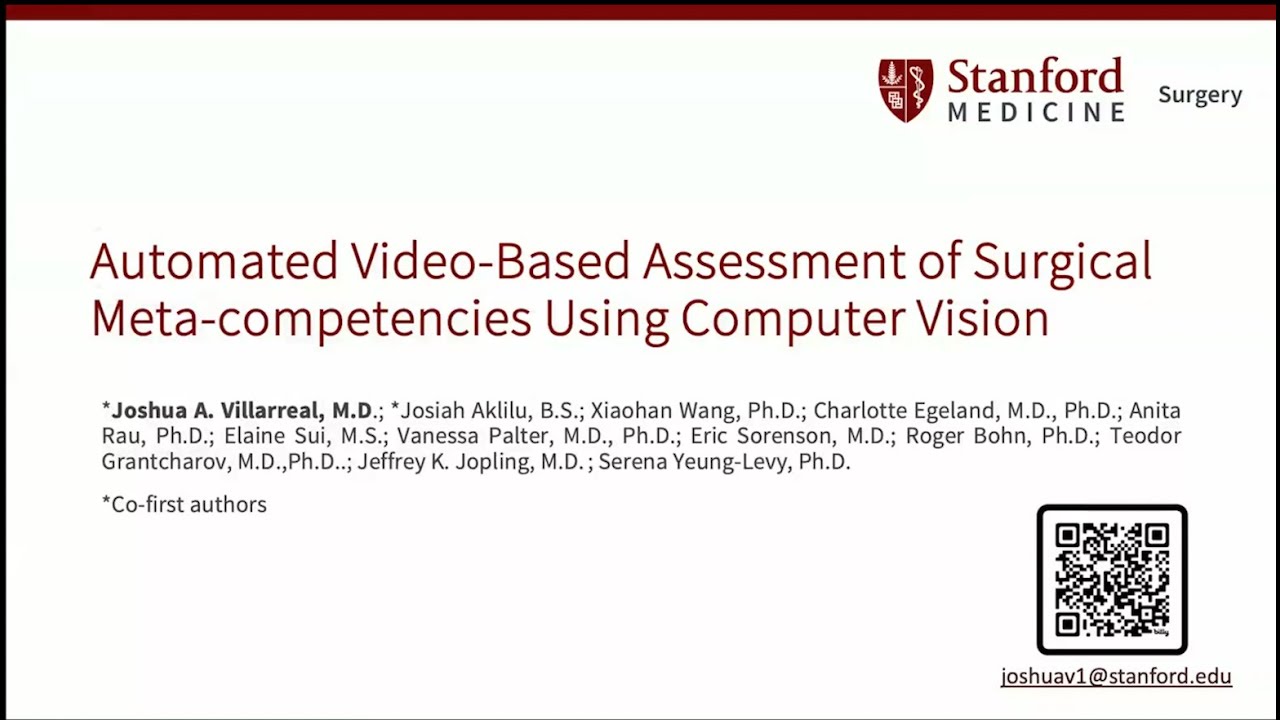 Automated Video-Based Assessment of Surgical Meta-Competencies Using Computer Vision