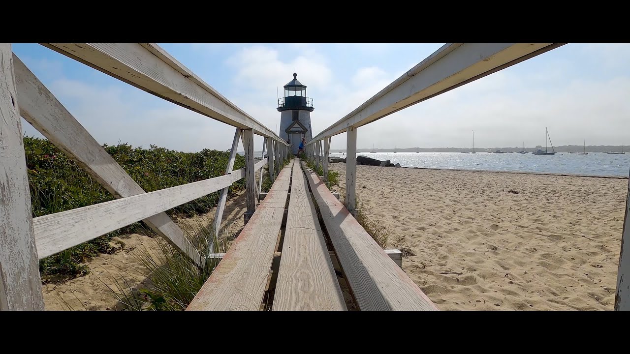 Nantucket Island - Brant Point Lighthouse 4K