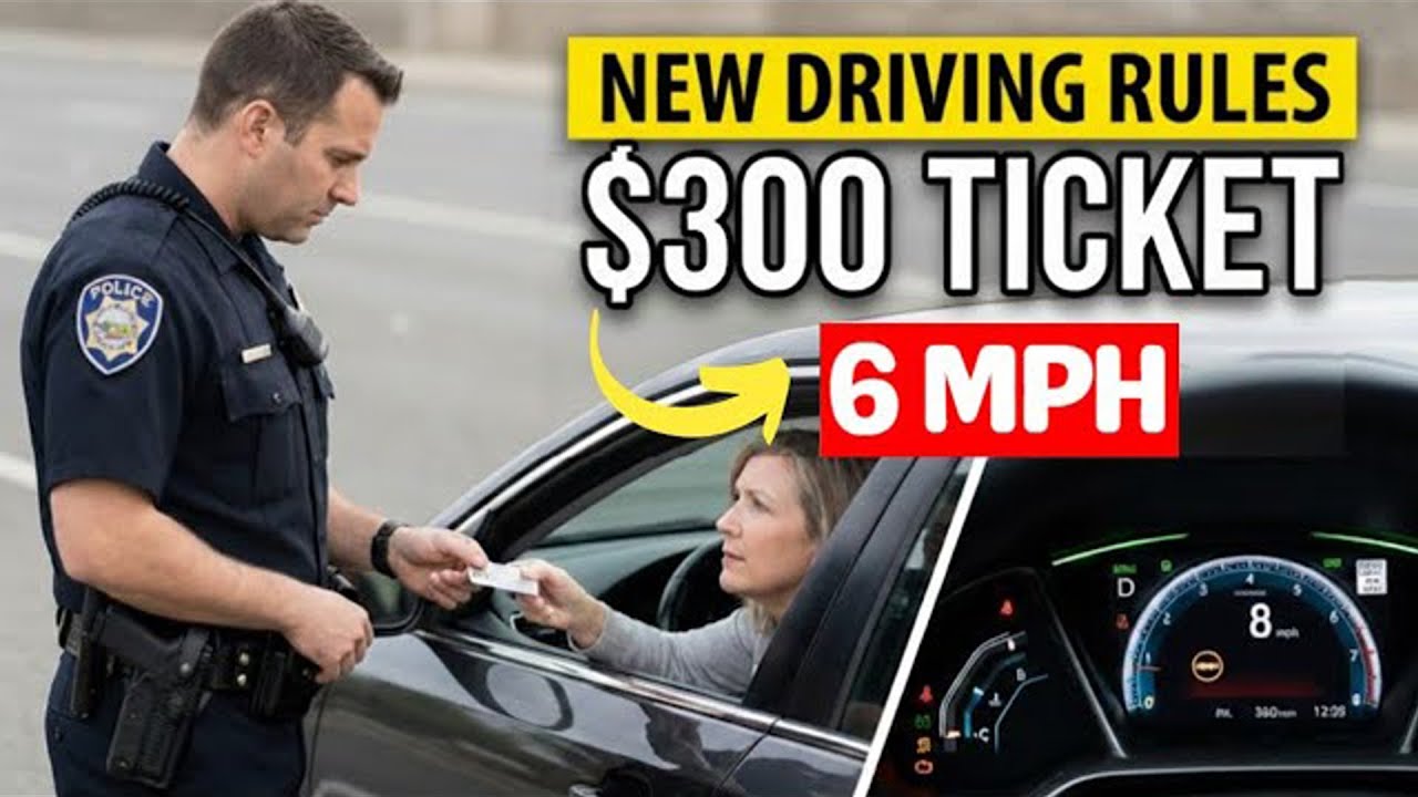 He Got a $300 Ticket for Going 6 MPH Over (New 2026 Driving Rules)