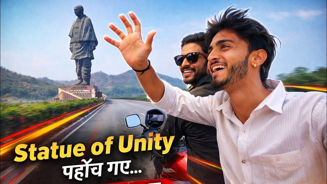 Statue of unity 🗽😲 |  BIKE RIDE 