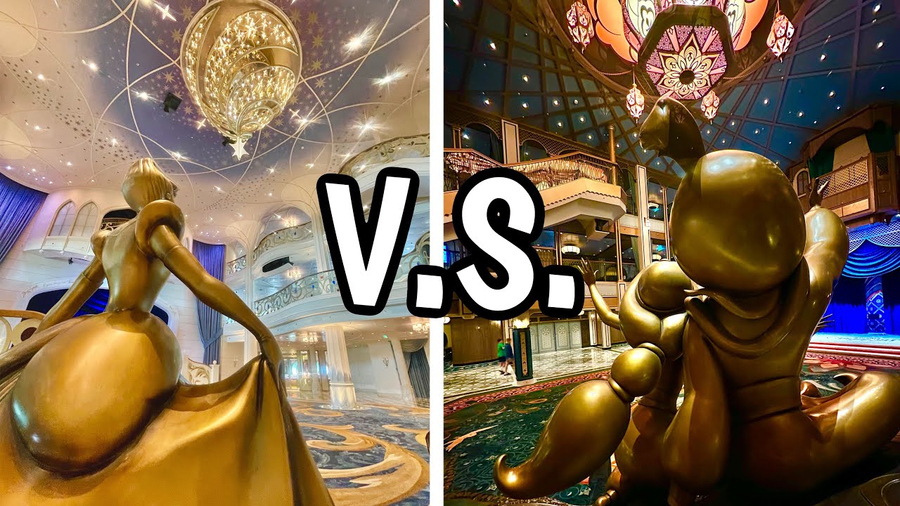 Treasure VS. Wish! Comparing Disney Cruise Line Sister Ships!