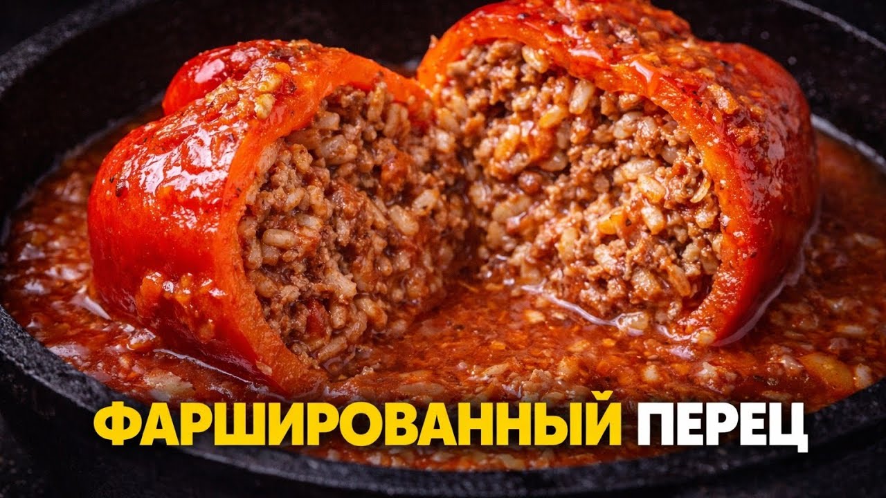 Вот Так Нужно Готовить ФАРШИРОВАННЫЙ ПЕРЕЦ 🌶️