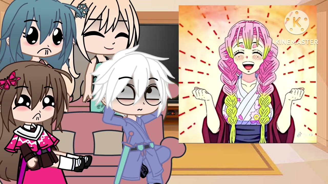 Mitsuri’s bullies react to her!✨||credits in desc|| ||Demon Slayer||Gacha react ||gacha club||