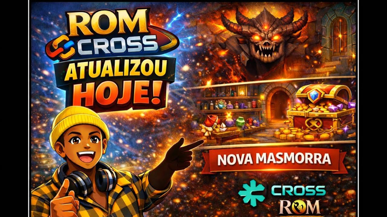 ROM CROSS ATUALIZOU HOJE! Nova Dungeon, Loja CROSS e Pacotes Especiais