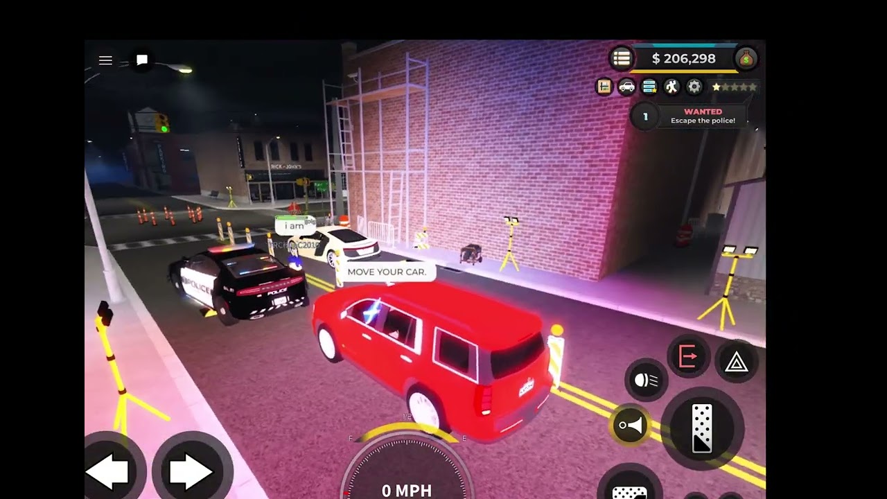 Playing as a civilian and police officer in ERLC Little Springfield server.