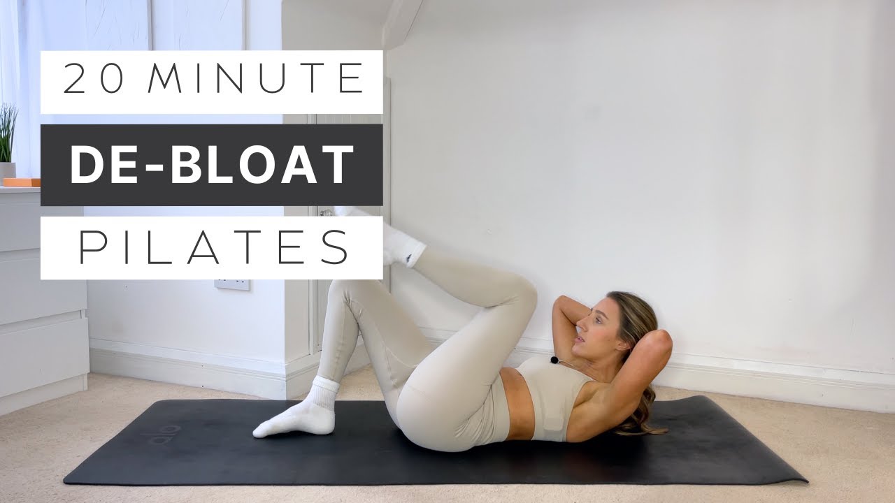 pilates to reduce bloat and improve digestion | 20 minute DE-BLOAT class | Motive Pilates