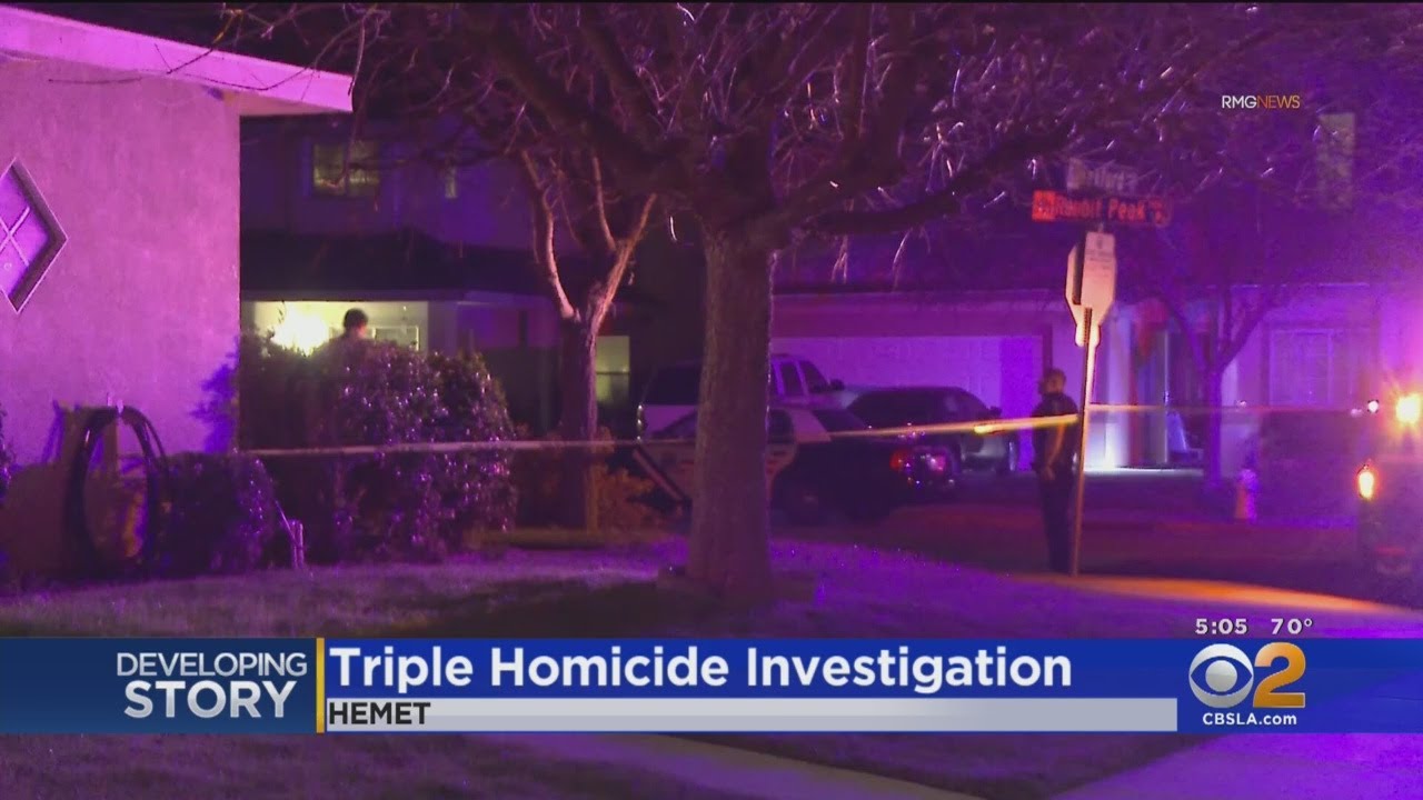Police Say Hemet Triple Homicide Result Of Rental Dispute Between Suspect, Victim