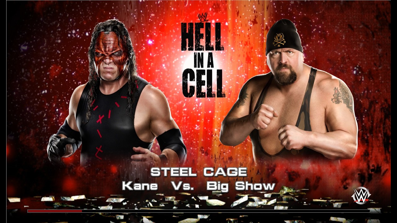 WWE 2k15 Личное первенство по правилам Steel Cage на вылет бой между Kane - Big Show 11