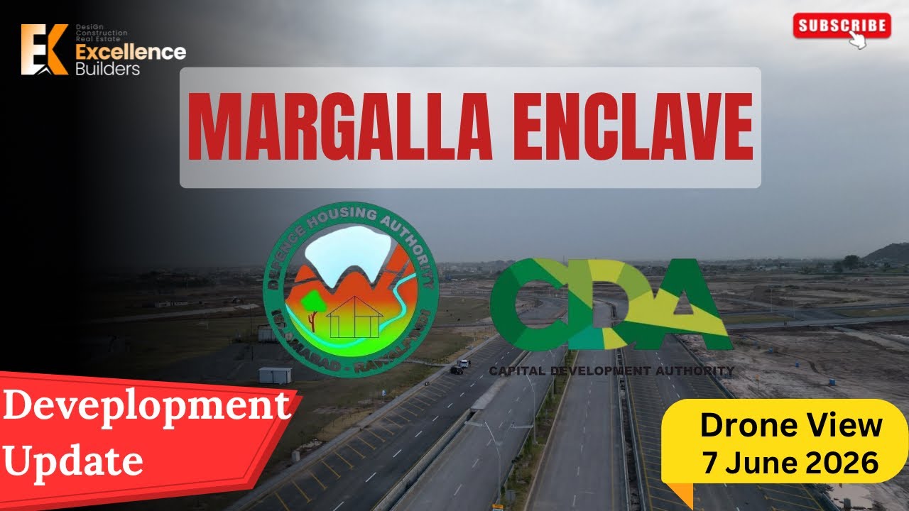 Margalla Enclave Drone View June 2026 | Development Update | Best Investment in Islamabad | High ROI