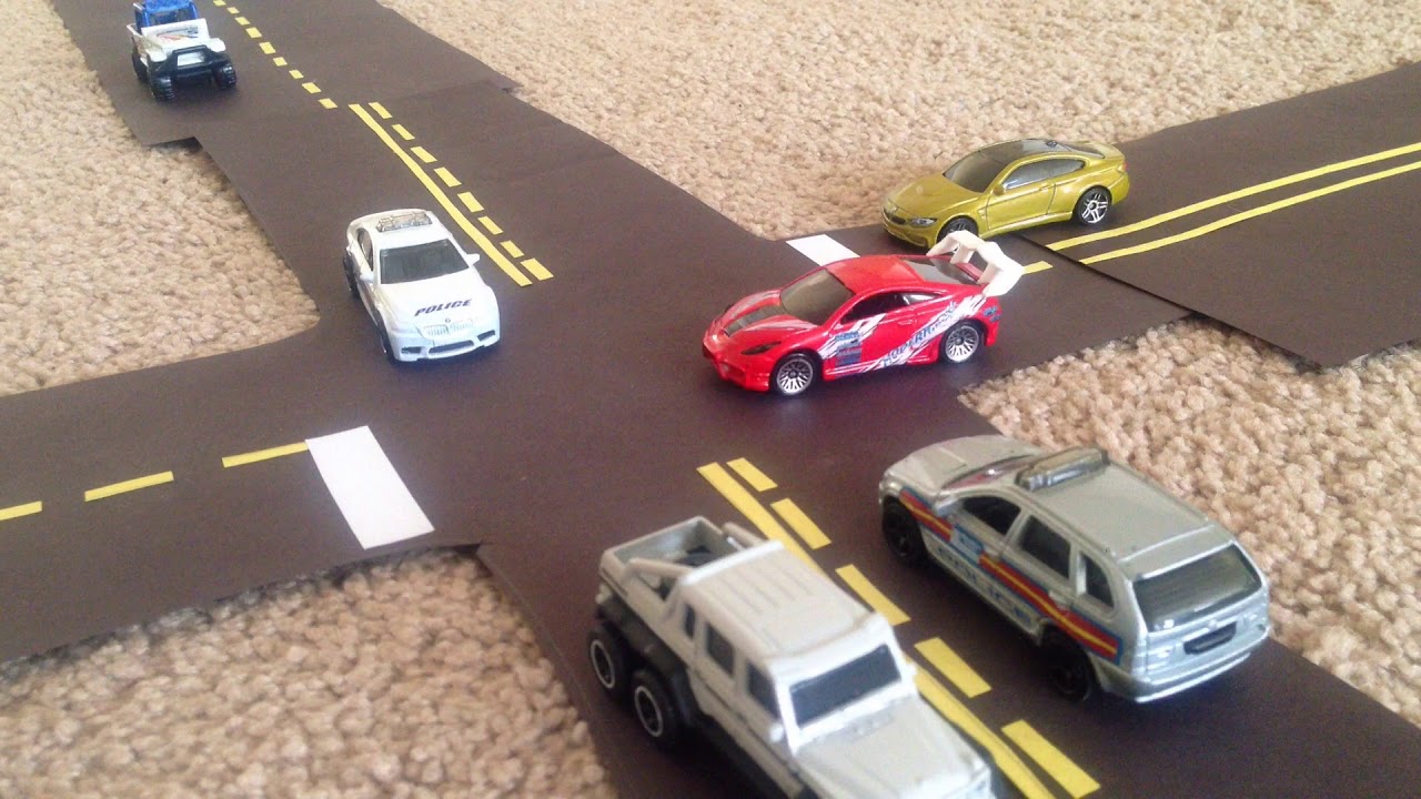 Stop Motion Car Chase - Carjacked Getaway