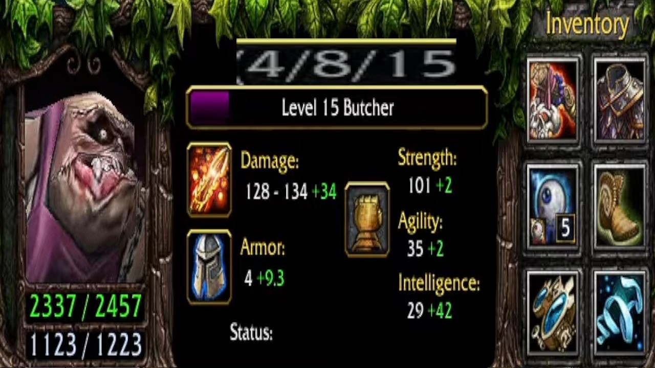 🟦Pudge mid vs huskar [Dota v6.89N] (CHN)