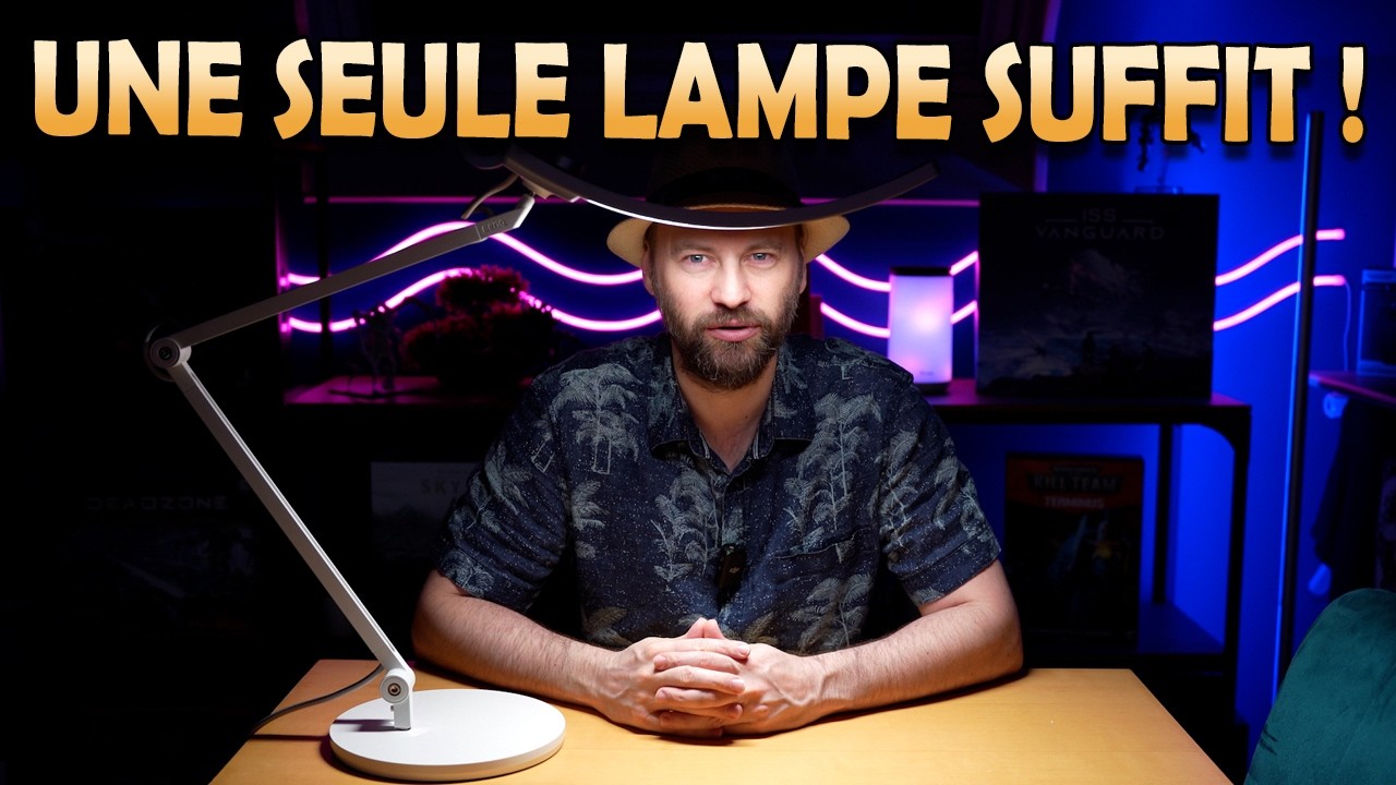 Test de la LAMPE DE BUREAU intelligente BenQ WiT e Lecture