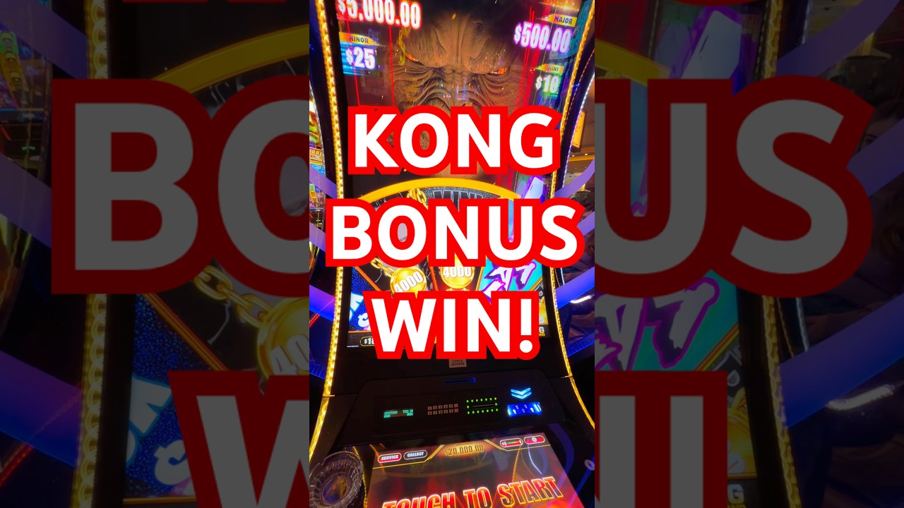 Kong bonus WIN! On a $6 bet 💰