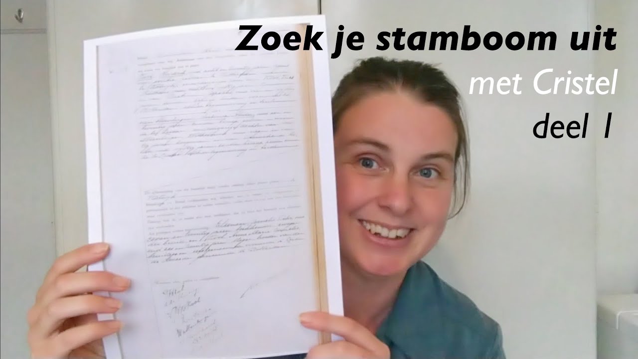 Zoek je stamboom uit met Cristel &mdash; deel 1