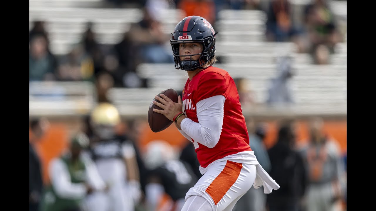 Jaxson Dart Highlights | Former Ole Miss QB  | Senior Bowl 2025