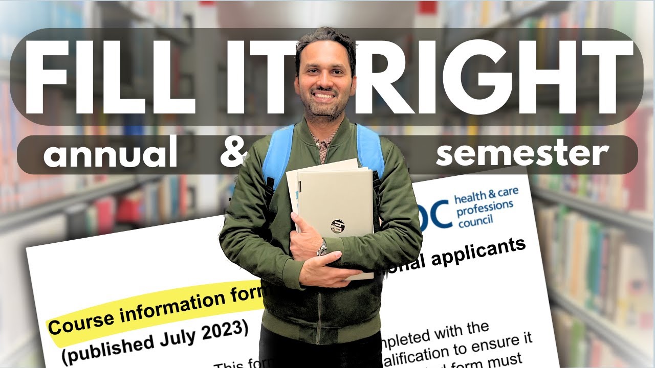 HCPC New Course Info Form: How to Fill It from Sep 2023