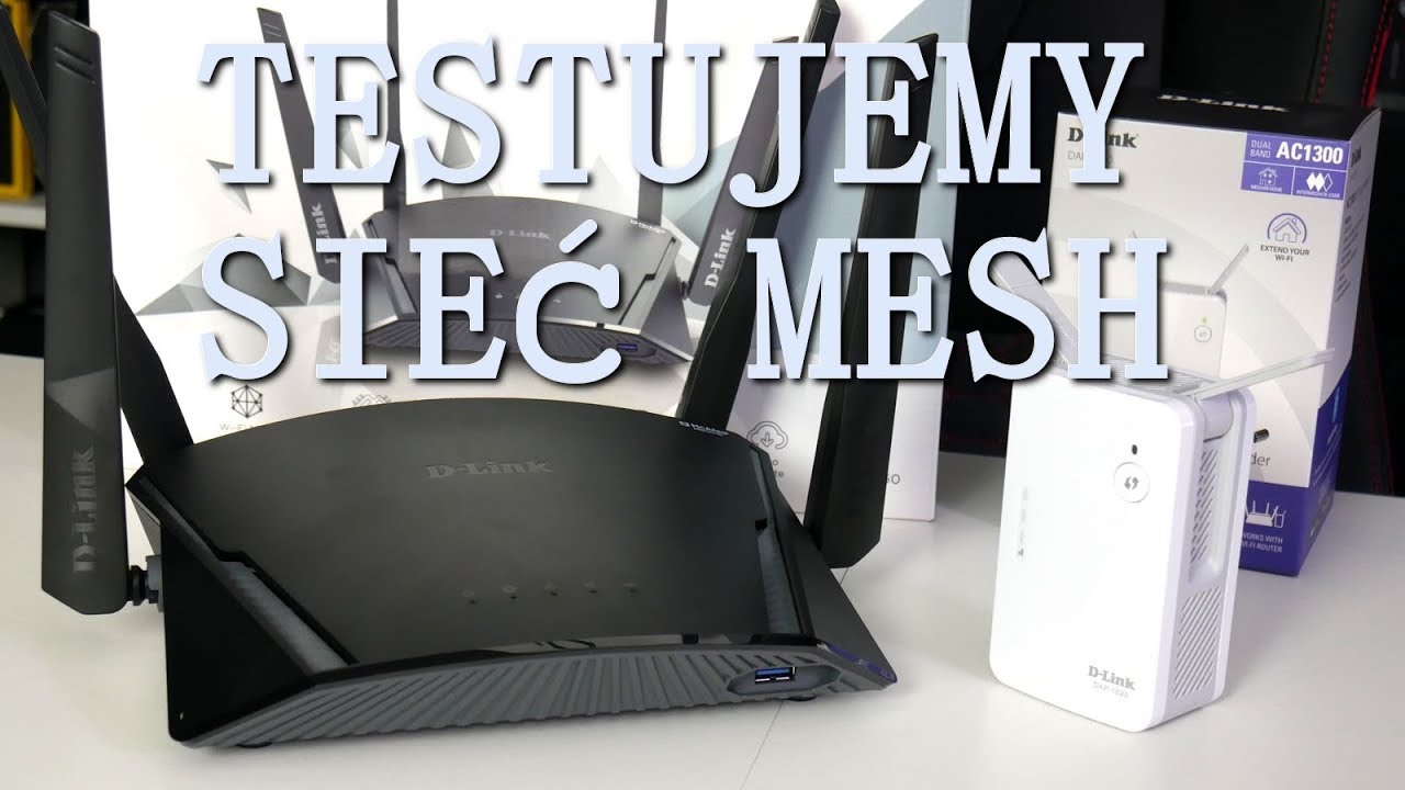 D-Link EXO AC1900 Smart Mesh + DAP-1620 - TEST SIECI MESH