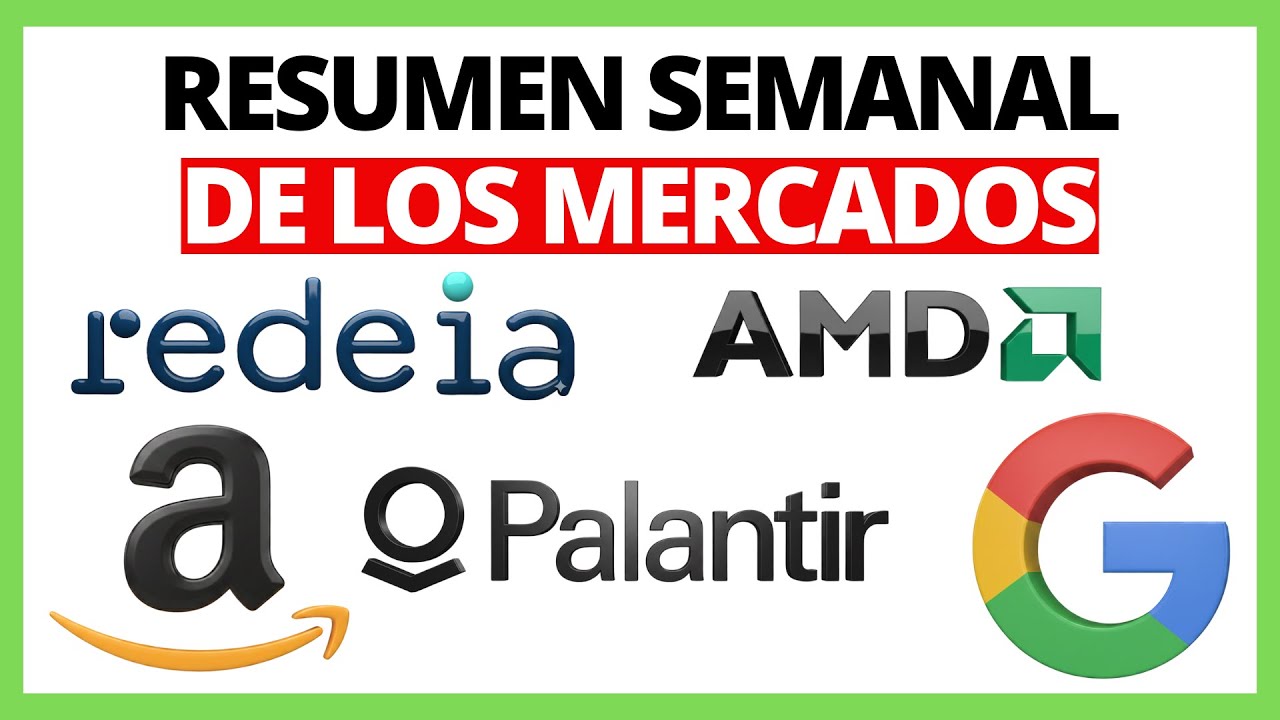 ANÁLISIS TÉCNICO DE ACCIONES: AMD➕ AMAZON ➕ GOOGLE ➕ PALANTIR ➕ REDEIA ➕ ...