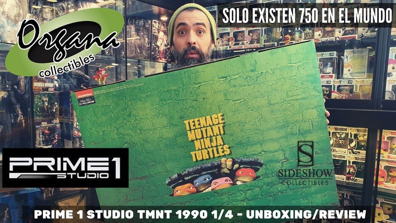 LAS MEJORES ESTATUAS DE TORTUGAS NINJA: PRIME 1 STUDIO 1/4 TMNT MOVIE 1990