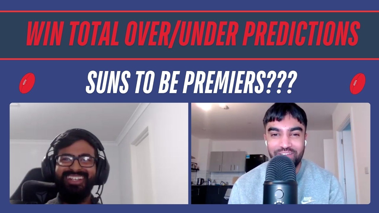 Suns to be Premiers??? | Win total over/under predictions | Half a Point