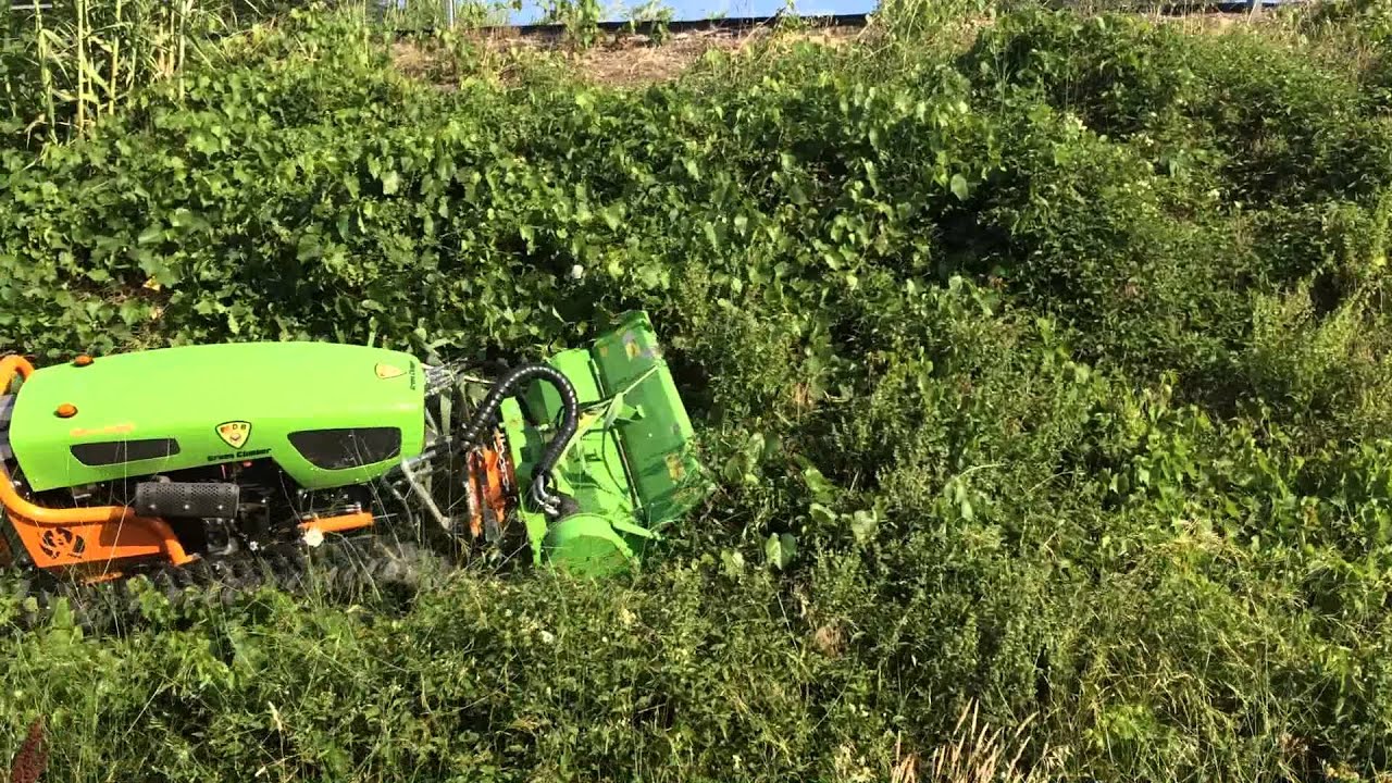 Demostración Desbrozadora a Control Remoto Green Climber en Lanciano | Suministros Ilaga
