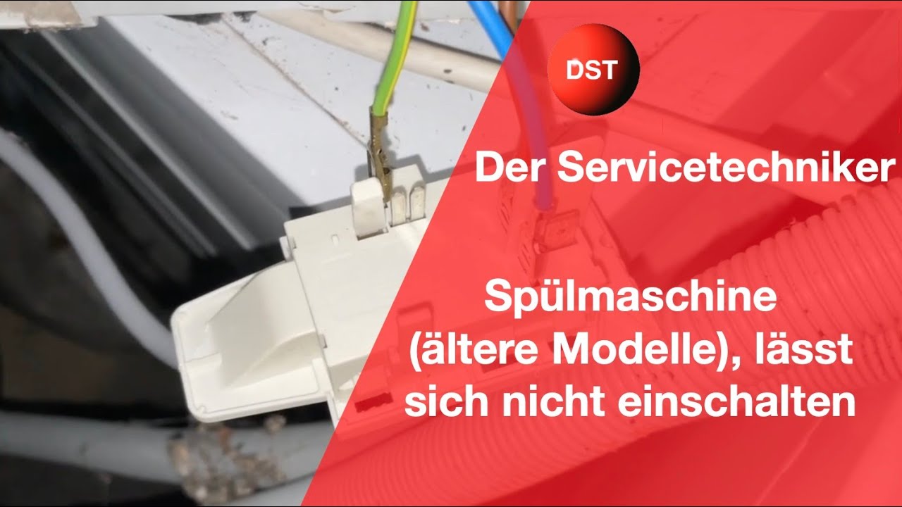Bosch/ Siemens Spülmaschine (ältere Modelle), lässt sich nicht einschalten leuchtet nicht mehr