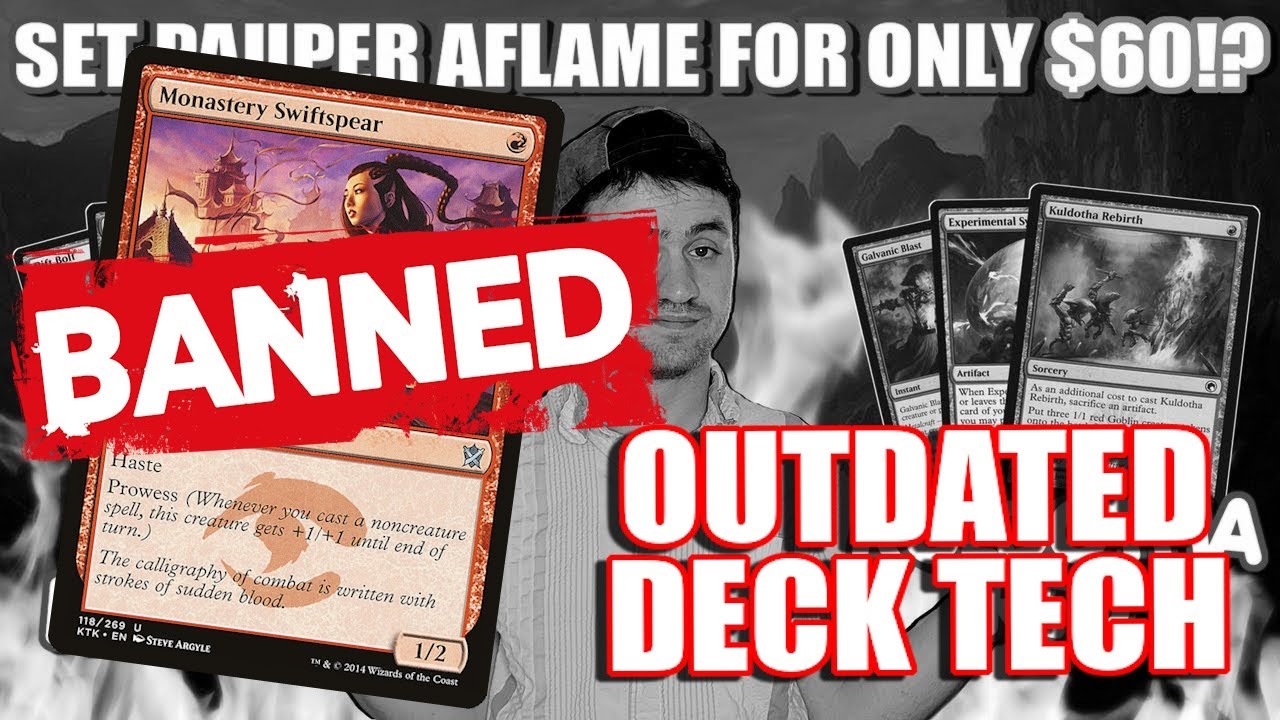 UNBOXING $60 Burn AND Kuldotha Red For Pauper! Deck Tech for Magic: The Gathering