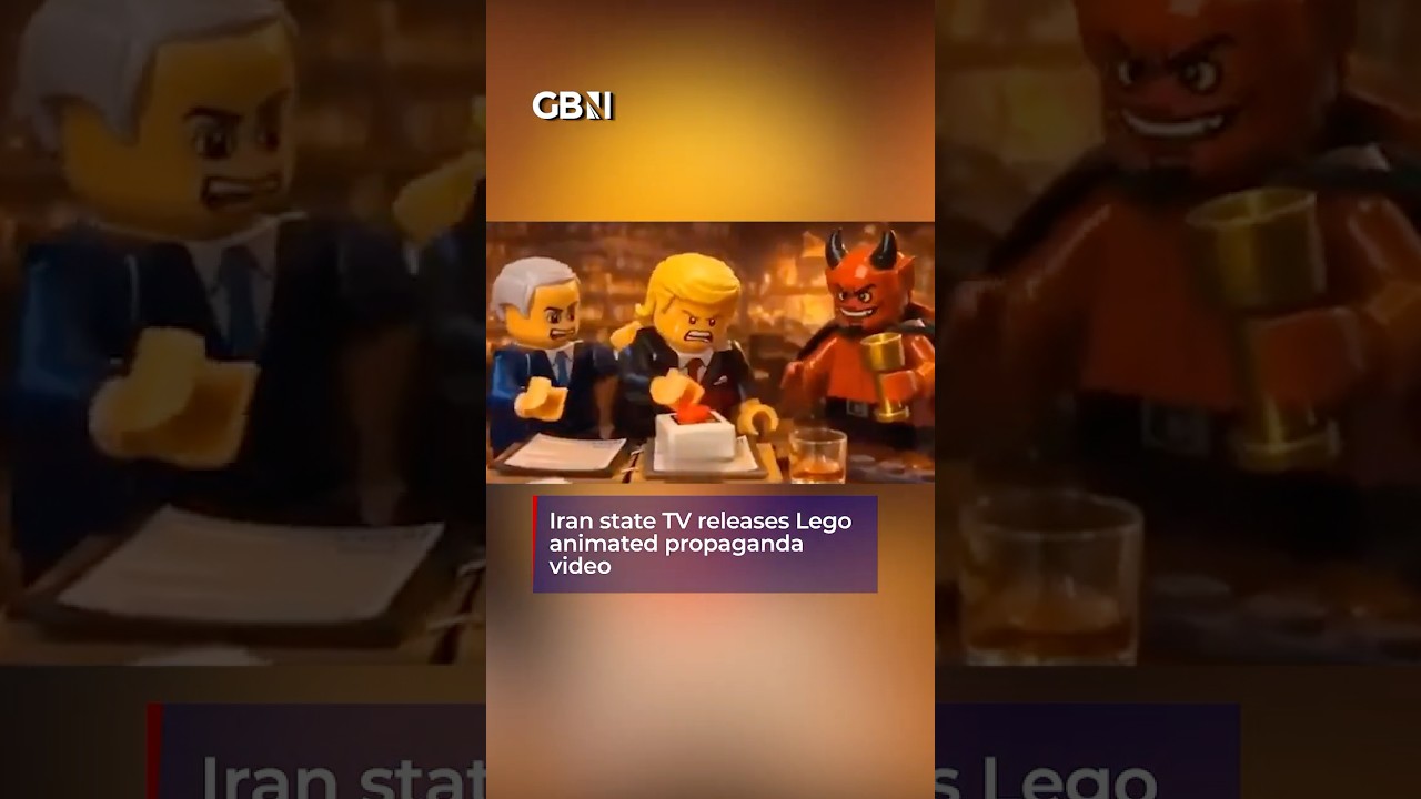 Iran state TV shares WARPED LEGO PROPAGANDA