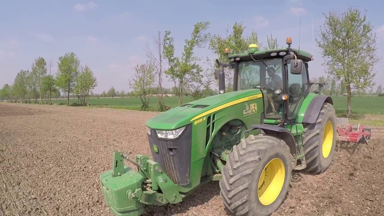 2 X John Deere 8335r + Mainardi