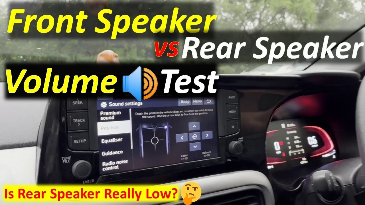 Hyundai Exter Audio System Test 🔊 Front vs Rear Speaker Volume | Rear Speaker Low Problem Solved? ✅