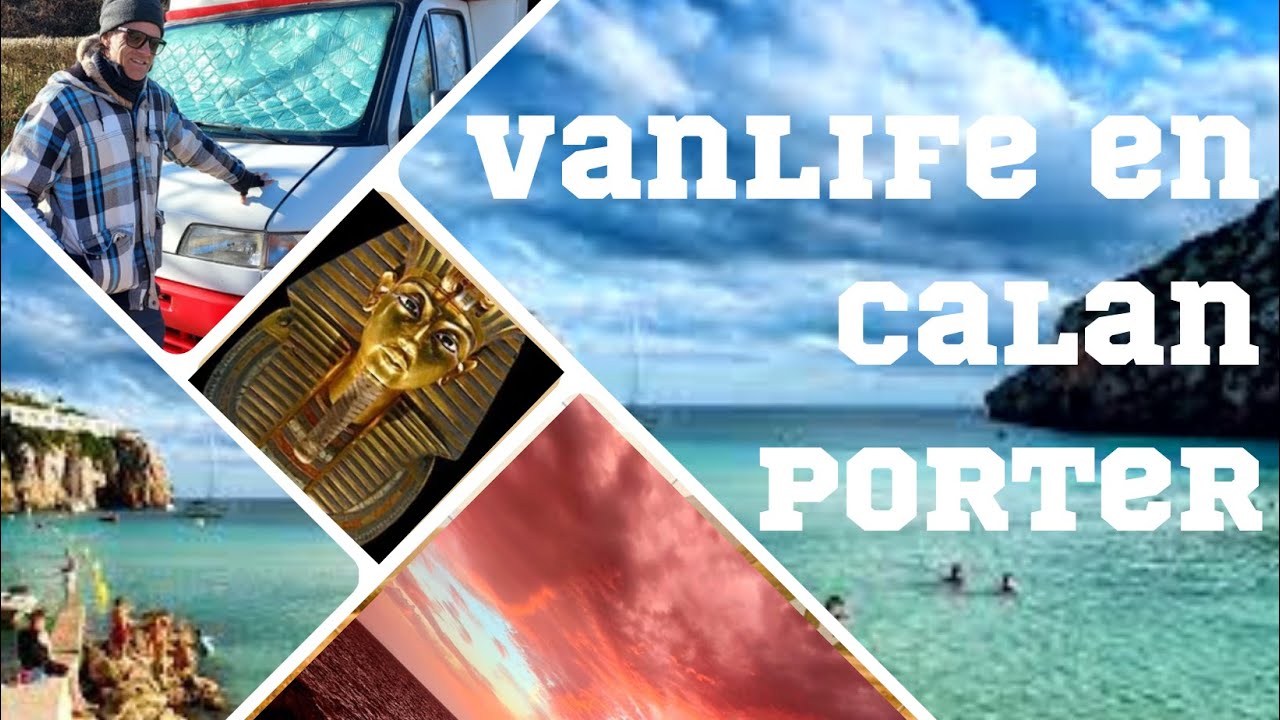 Vanlife, autocaravana en Calan Porter, Menorca
