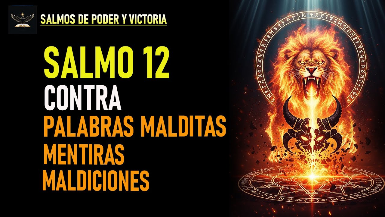 🔥 SALMO 12 | FUEGO DE DIOS CONTRA MALDICIONES, MENTIRAS Y PALABRAS TÓXICAS